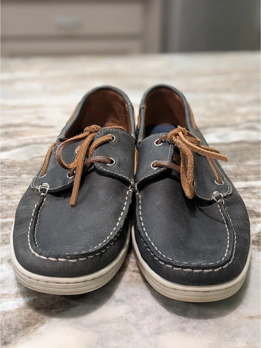 Johnston & Murphy Slate Grey Canvas Shoes | Comfy | easy everyday classic GUC